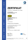 Zertifikat Qualitätsmanagement nach ISO 9001:2015 Standort Niepolomice